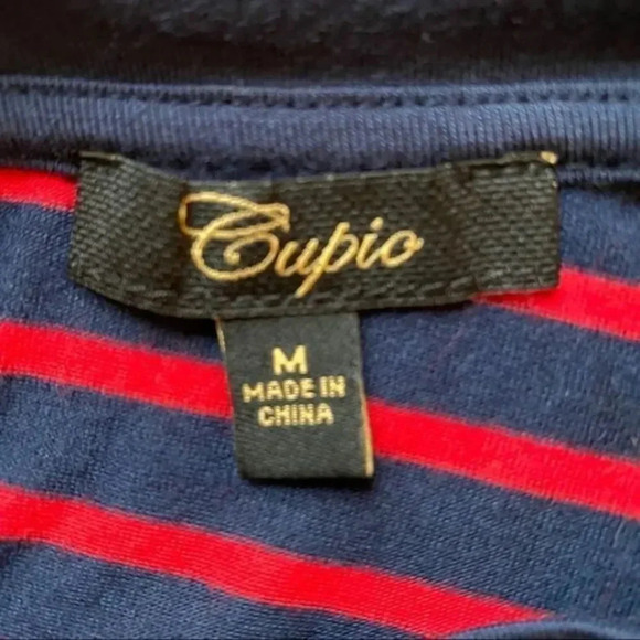 Cupio striped v neck with bows in the back - Picture 5 of 6